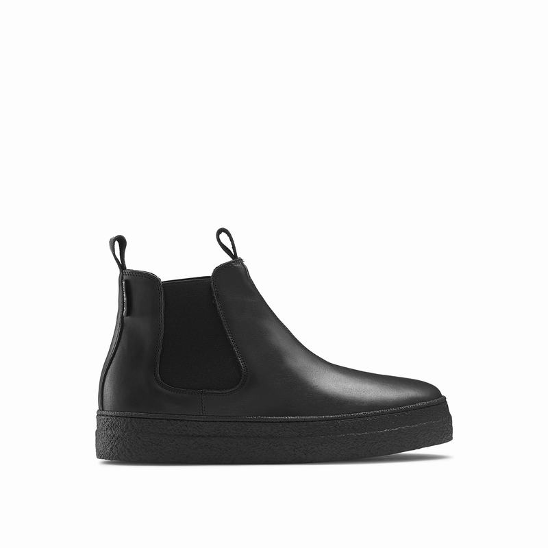 Russell & Bromley Bumble Flatform Chelsea Boots Womens Black [ZGB857QA]